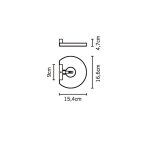 Светильник настенный бра Fabbian D42 D03 00 Sospesa