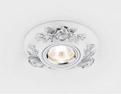 Светильник точечный Ambrella D5503 W/CH белый хром керамика ORGANIC SPOT Светильник точечный Ambrella D5503 W/CH белый хром керамика ORGANIC SPOT