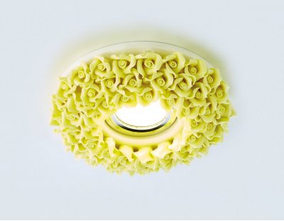 Светильник точечный Ambrella D5505 YL желтый керамика ORGANIC SPOT