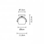 Настенный/Потолочный светильник Fabbian D57G1115