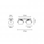 Настенный/Потолочный светильник Fabbian D57G2331