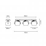 Настенный/Потолочный светильник Fabbian D57G2504