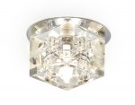 Светильник точечный Ambrella D605 CL/CH хром/прозрачный G9 CRYSTAL SPOT