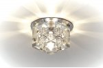 Светильник точечный Ambrella D605 CL/CH хром/прозрачный G9 CRYSTAL SPOT