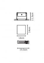 Встраиваемый светильник Fabbian D67L01