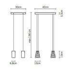 Подвесной светильник Fabbian D69A0700 flow