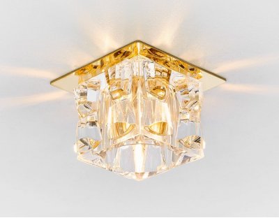 Встраиваемый светильник Ambrella D7350 CL/G