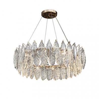 Люстра D8011P/R-800 gold/smoky