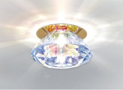 Точечный светильник Ambrella Кристальный D8016 Multi/G