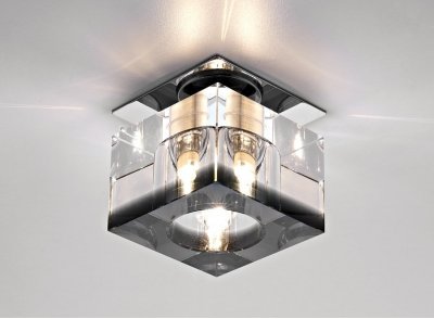 Точечный светильник Ambrella Кристальный D8031 CL/BK
