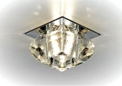 Светильник точечный Ambrella D8048 CL/CH хром/прозрачный G9 CRYSTAL SPOT
