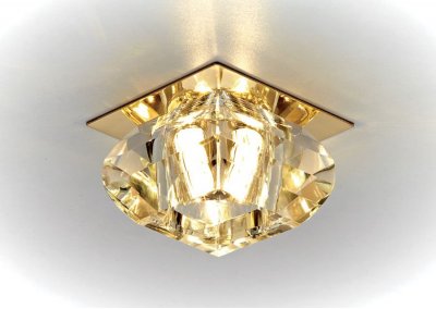 Светильник Ambrella D8048 CL/G золото/прозрачный G9 