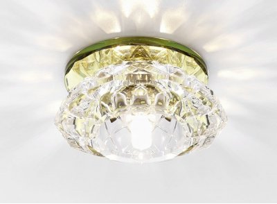 Светильник Ambrella D8068 G/CL золото/прозрачный Светильник Ambrella D8068 G/CL золото/прозрачный