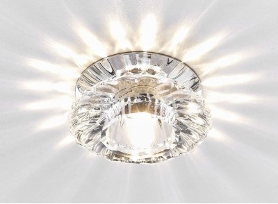 Точечный светильник Ambrella Кристальный D8180 MINI CL/CH