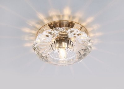 

Встраиваемый светильник Ambrella D8180 CL/G