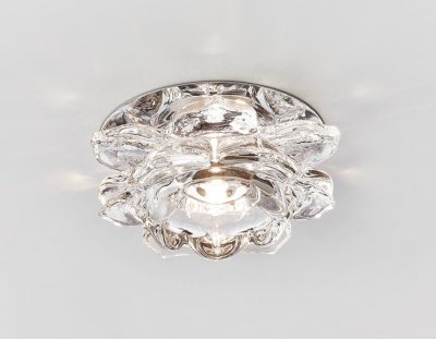 Светильник точечный Ambrella D8188 CL/CH хром/прозрачный G9 CRYSTAL SPOT