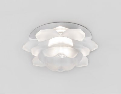 Светильник точечный Ambrella D8188 CL/W хром/матовый G9 CRYSTAL SPOT