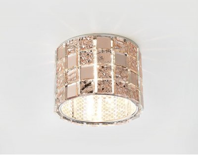 Точечный светильник Ambrella с узором D9050 BR