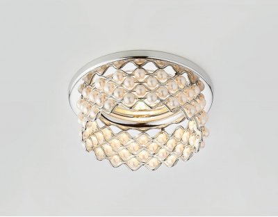 Светильник Ambrella D9060 CH/W хром белый G9 Светильник Ambrella D9060 CH/W хром белый G9