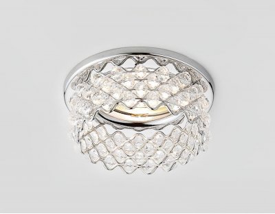 Светильник Ambrella D9070 CH/CL хром прозрачный