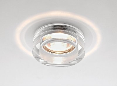 Точечный светильник Ambrella Кристальный D9160 CL/CH