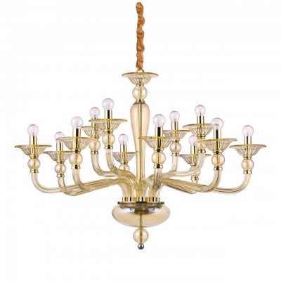 Подвесной светильник Ideal lux DANIELI SP12 AMBRA (221373)