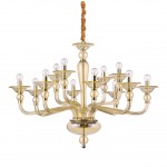 Подвесной светильник Ideal lux DANIELI SP12 AMBRA (221373)