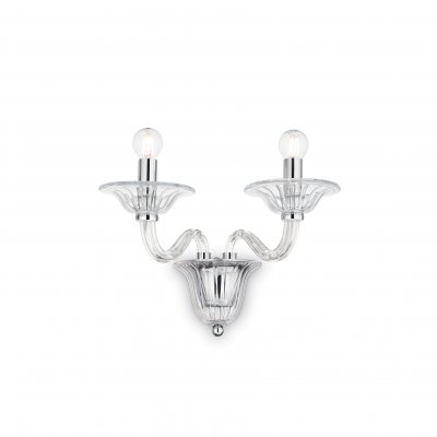 Светильник бра Ideal lux DANIELI AP2 TRASPARENTE (159966)