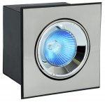 Светильник DAR M41*1 G 12V 50W MR16 сатин никель, с трансформат. и ламп.