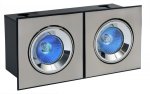 Светильник DAR M41*2 G 12V 50W MR16 сатин никель, с трансформат. и ламп.