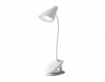 Светодиодная настольная лампа с прищепкой, гибкой ножкой и аккумуляторной батареей Ambrella DE705 DE