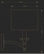 Бра Kutek DECOR ABAZUR DEC-K-1(P/A)