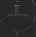 Потолочный светильник Kutek DECOR KLOSZ DEC-PL-3(P)