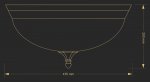 Потолочный светильник Kutek DECOR KLOSZ DEC-PLM-3(P)470