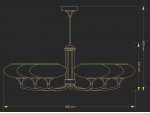 Люстра Kutek DECOR KLOSZ DEC-ZW-6(P)