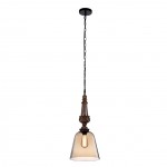 Светильник подвесной Crystal Lux DECO SP1 A AMBER (1530/201)