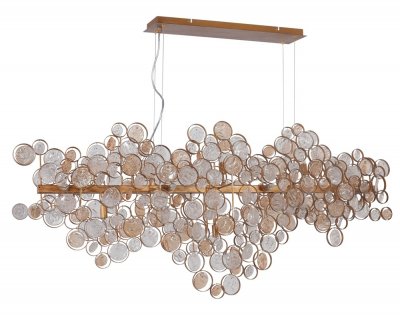 Светильник подвесной Crystal Lux DESEO SP15 L1400 GOLD (1560/215)