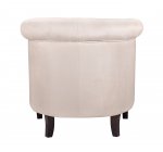 Низкое кресло Swaun Beige Velvet MAK interior DF-1815-OV Бежевый