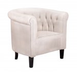 Низкое кресло Swaun Beige Velvet MAK interior DF-1815-OV Бежевый