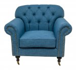 Классическое кресло Kavita Blue MAK interior DF-1819-B Голубой