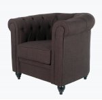 Низкое кресло Nala Brown MAK interior DF-1830-O Коричневый