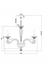 Люстра подвесная Maytoni DIA010PL-06TR Acqua