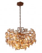 Светильник подвесной Crystal lux DIEGO SP9 D600 GOLD 1580/209