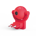 Светильник розеточный 0,5W 220-240V розовый с фиксированной проекцией и датчиком освещённости LED (DIY0032)