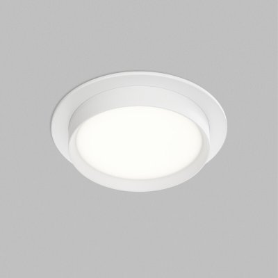 Встраиваемый светильник RATIO, GX53, до 15 Вт, LED, IP20, белый, алюминий, акрил
