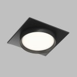 Встраиваемый светильник RATIO, GX53, до 15 Вт, LED, IP20, черный, алюминий, акрил