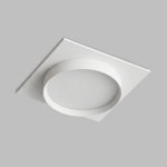 Встраиваемый светильник RATIO, GX53, до 15 Вт, LED, IP20, белый, алюминий, акрил