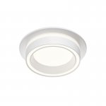 Встраиваемый светильник GLOW, GX53, до 15 Вт, LED, IP20, белый, алюминий, акрил