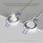 Встраиваемый светильник PRIME, GU5.3, до 15 Вт, LED, IP20, белый, алюминий