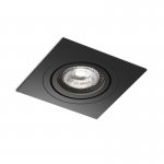 Встраиваемый светильник PRIME, GU5.3, до 15 Вт, LED, IP20, черный, алюминий
